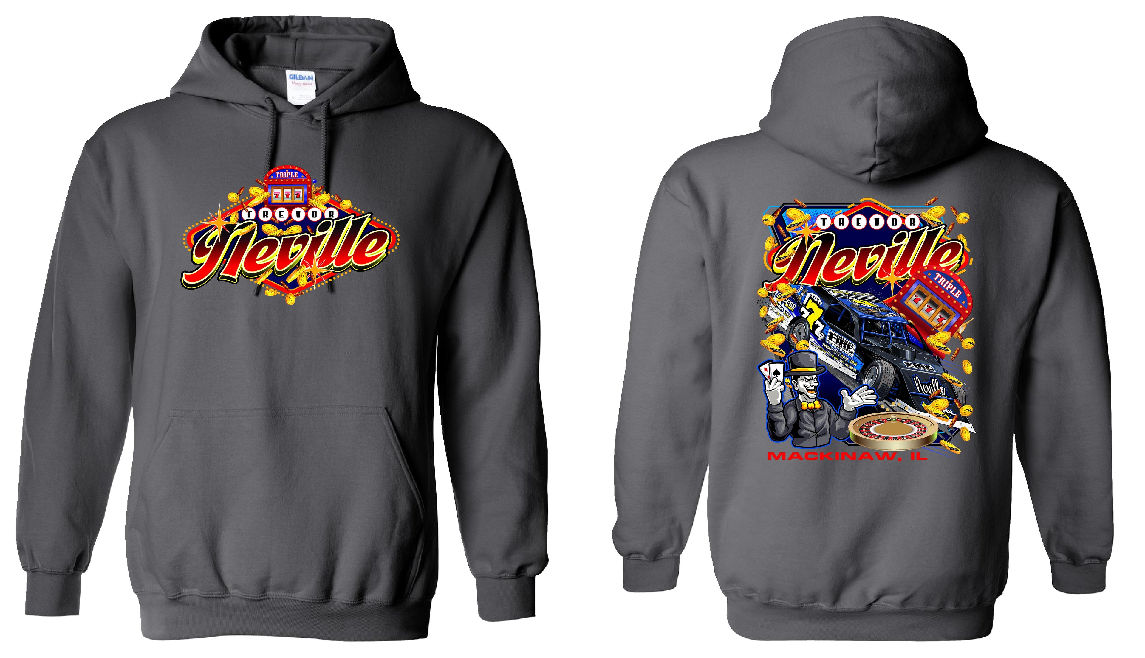 Vegas Theme Race Hoodie